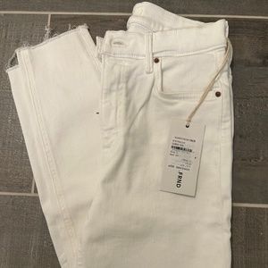 GRLFRND White Jeans